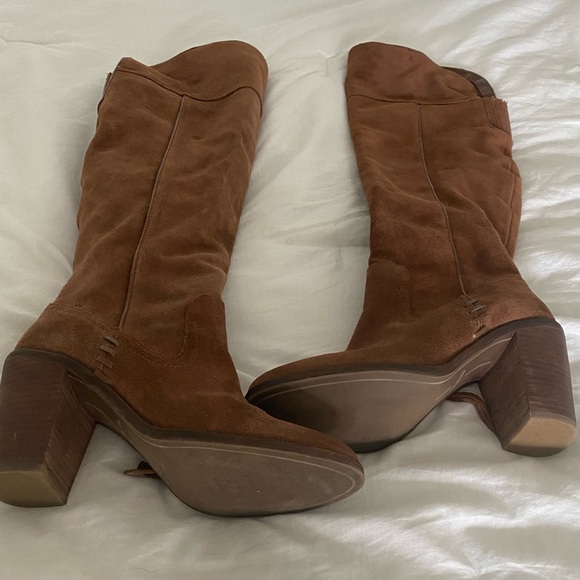 Dolce Vita Saddle Suede Ohanna Over The Knee Boots - Picture 7 of 7